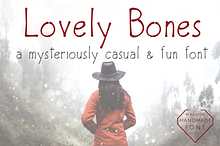 Lovely Bones // Multi Weight Font
