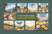 Countryside Landscape Backgrounds, a Background Graphic by Jakayla Digital Co (Thumbnail 9 of 9)