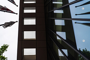 Modern architectural details in the city, an Architecture Photo by Anna Bogush