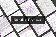 Aesthetician Business Forms Bundle, a Stationery Template by Prodesign (Thumbnail 3 of 15)