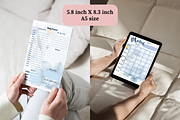 Flower Theme Planner Template, a Templates & Theme by EffahArt (Thumbnail 4 of 5)