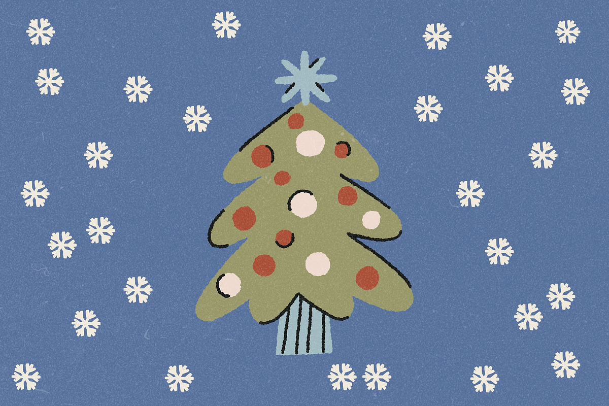 Vintage Christmas Collection, a Seasonal Illustration by Veyla (Photo 17 of 19)