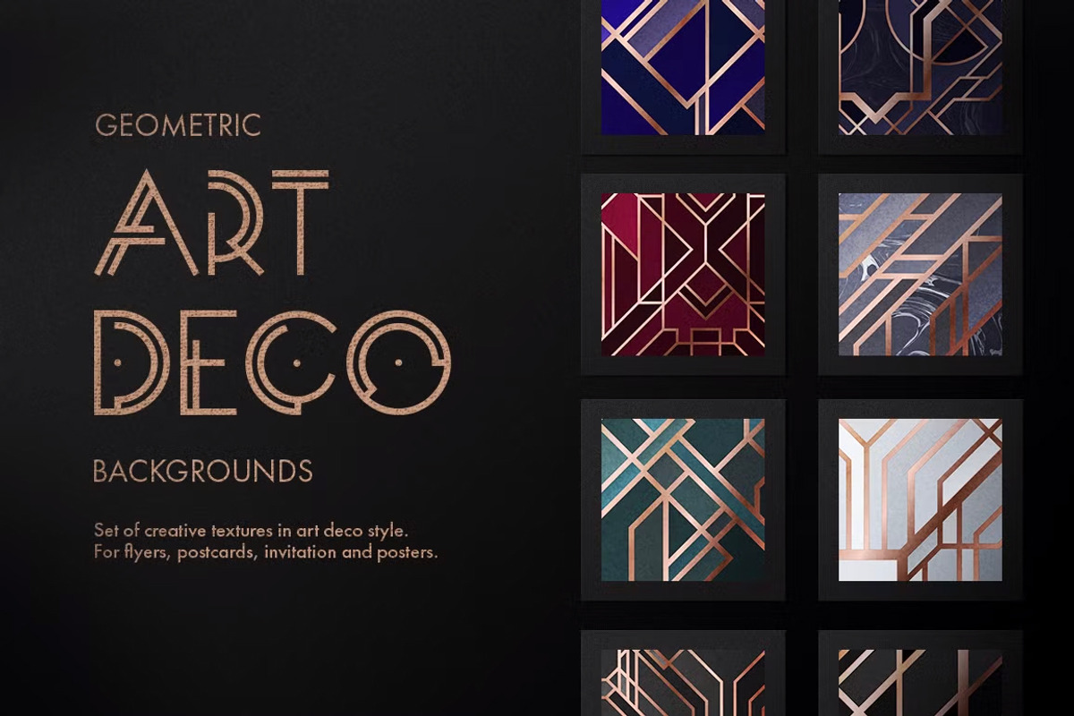Art Deco Big Bundle • Save 30%, an Object Graphic by Olga Ryzychenko (Photo 2 of 5)