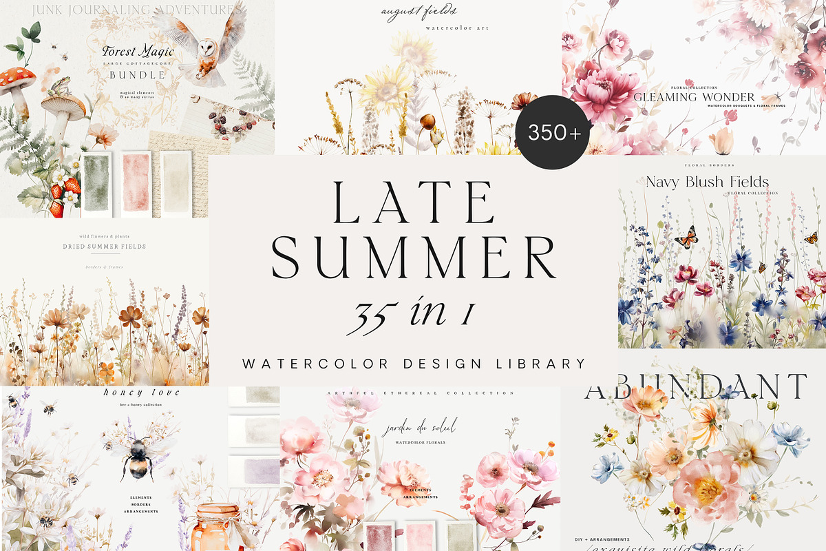 NEW! Late Summer Bundle, an Illustration by Isabelle Salem (Photo 1 of 216)