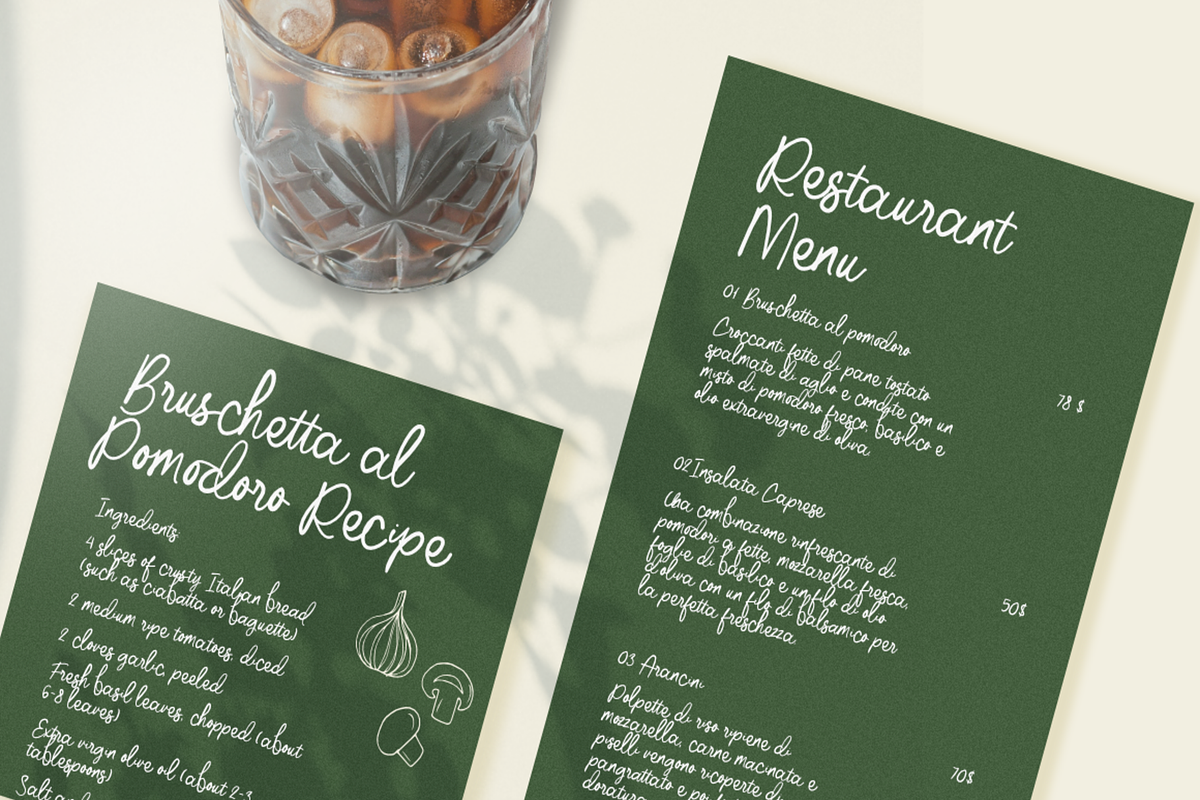 Lamonte Handwritten, a Handwritten Font by Muwatta Studio (Photo 4 of 7)