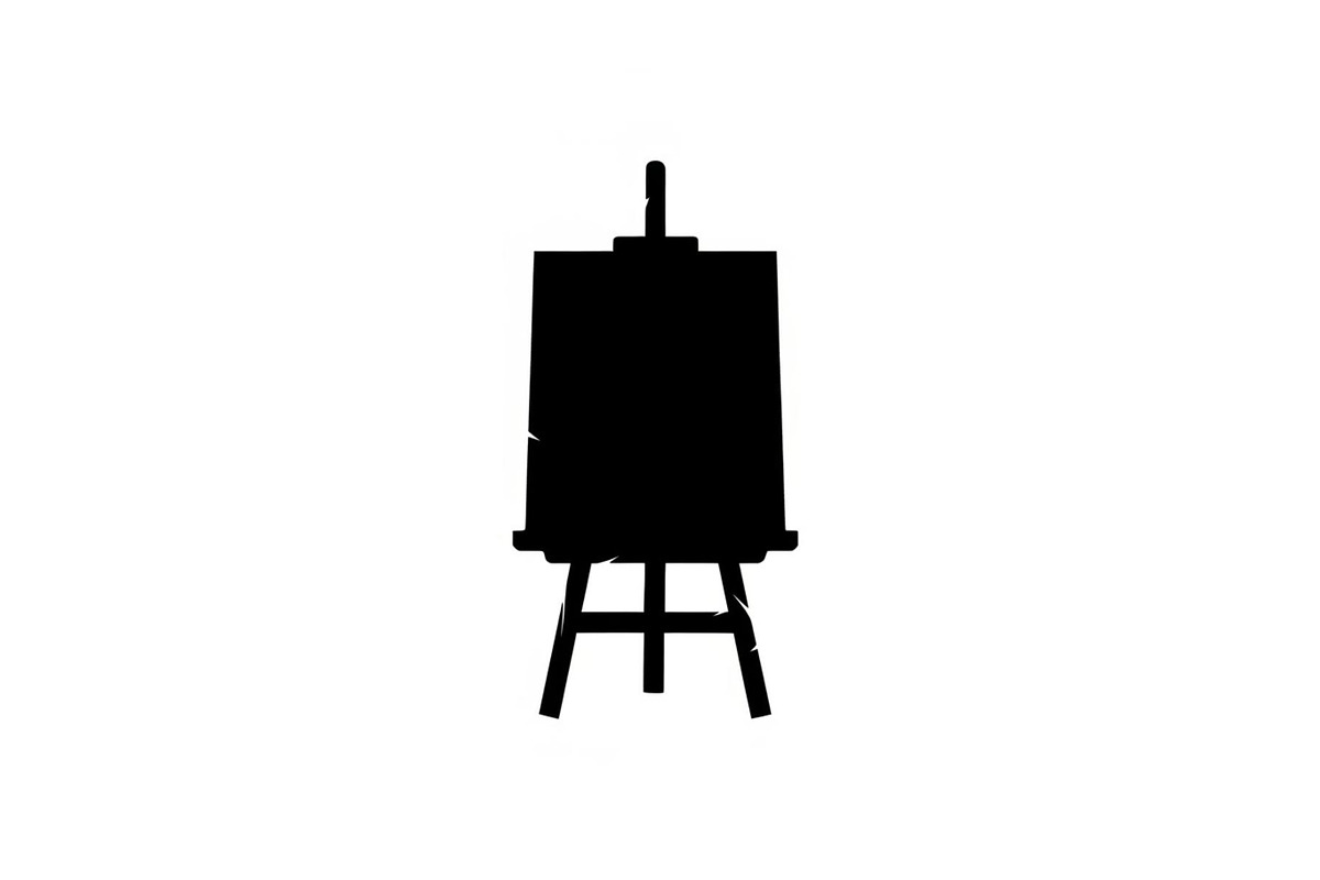 Artist Canvas On Wooden Easel Icon, an Icon by Gfx_Store (Photo 9 of 10)