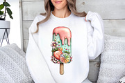 Watercolor Ice-Cream Clipart, an Illustration by GatewayDesign (Thumbnail 6 of 6)