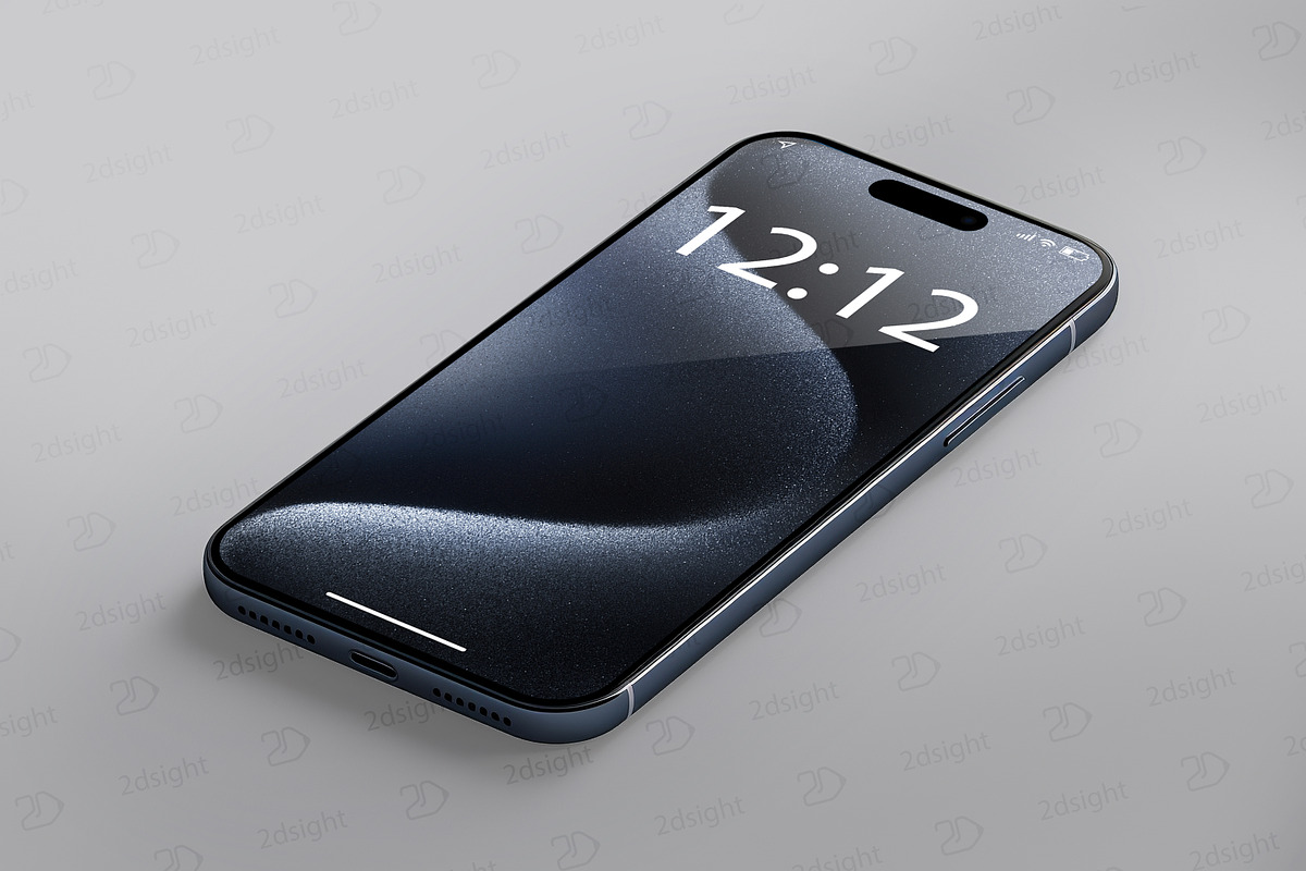 IPhone 15 Pro Max Mockup Set, an iPhone Mockup by 2dsight (Photo 4 of 4)