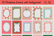 Christmas Frames Collection, a Decorative Illustration by NataKa (Thumbnail 2 of 7)