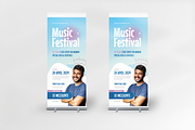 Music Festival Roll Up Banner, a Print Template by Annora Studio (Thumbnail 3 of 5)