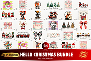 Hello Christmas Png Huge Bundle, an Illustration by Markicha Art (Thumbnail 1 of 10)