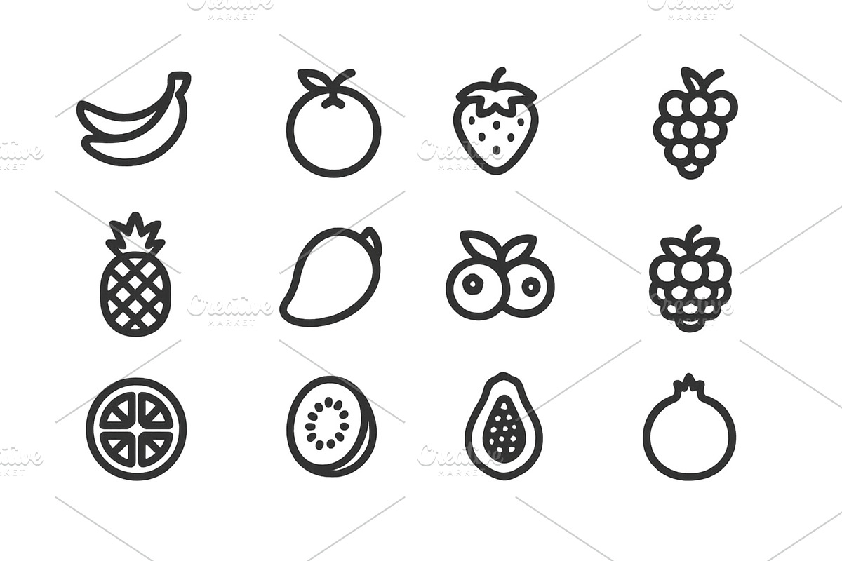 Colorful collection of assorted, a Food Illustration by ZinetroN