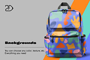 Backpack Mockup Set, a Wearable Device Mockup by 2dsight (Thumbnail 2 of 5)