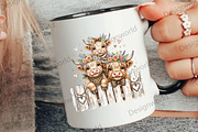 Watercolor Highland Cow, a Seasonal Illustration by Designworld (Thumbnail 4 of 4)