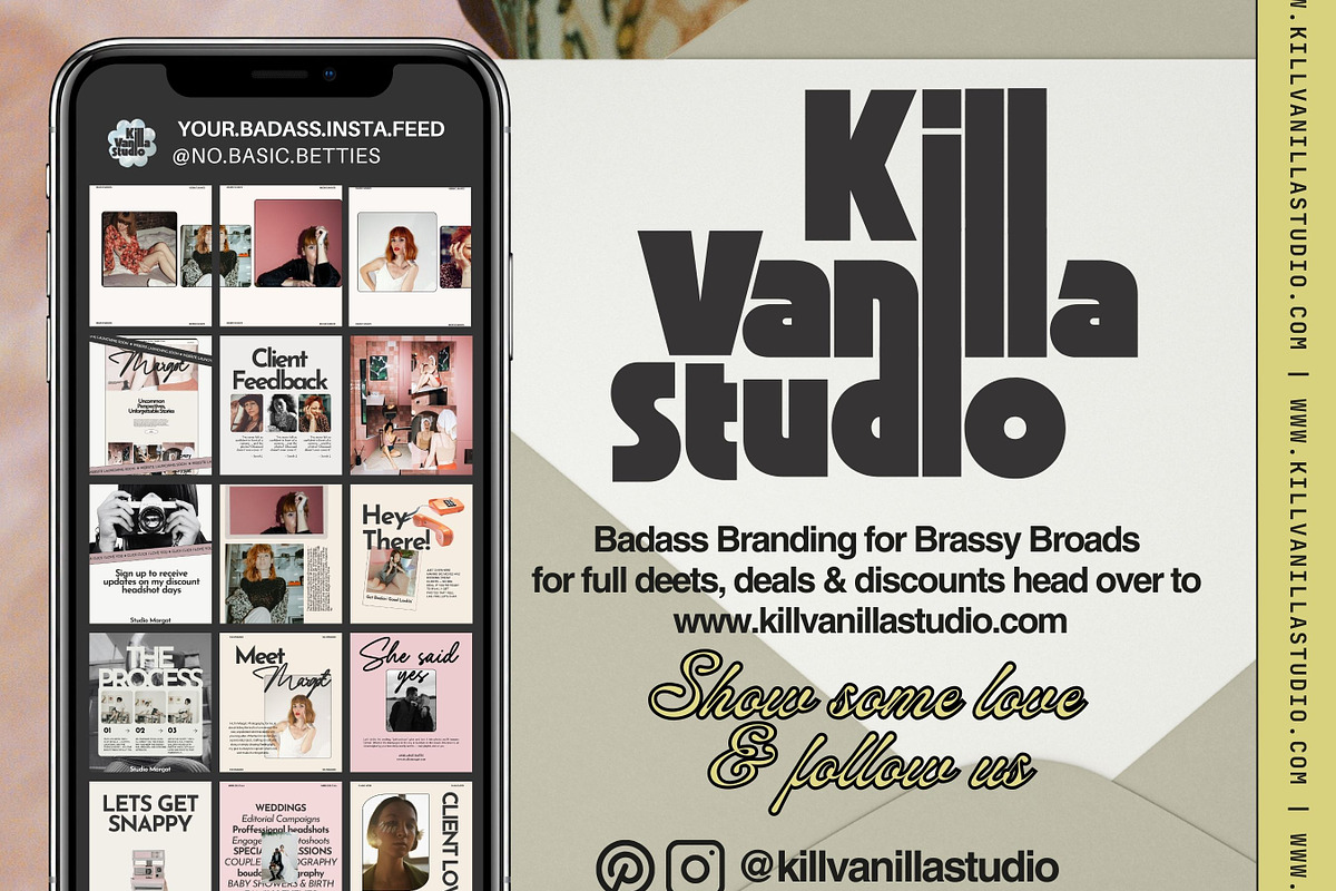 Retro One Page Squarespace Template, a Templates & Theme by Kill Vanilla Studio (Photo 9 of 10)