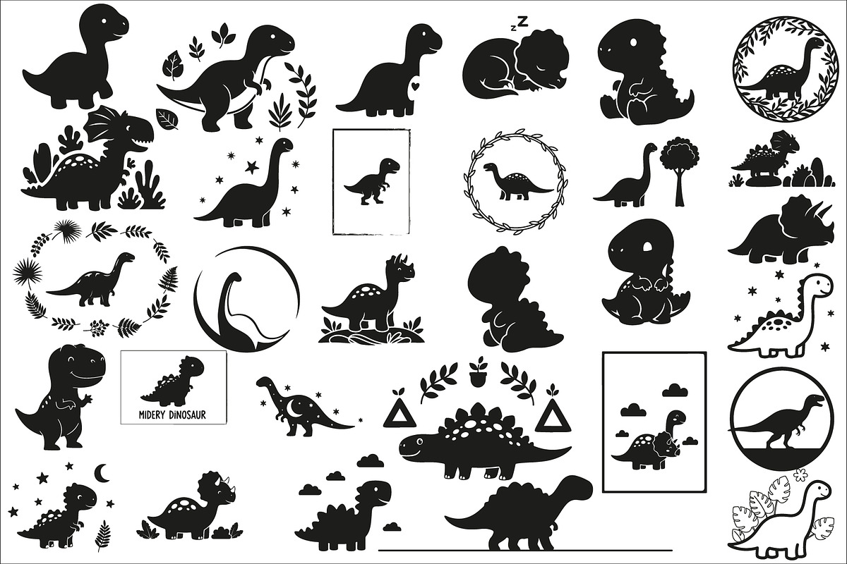 Cute dinosaur nursery decor design, an Illustration by Amazin_art (Photo 1 of 31)
