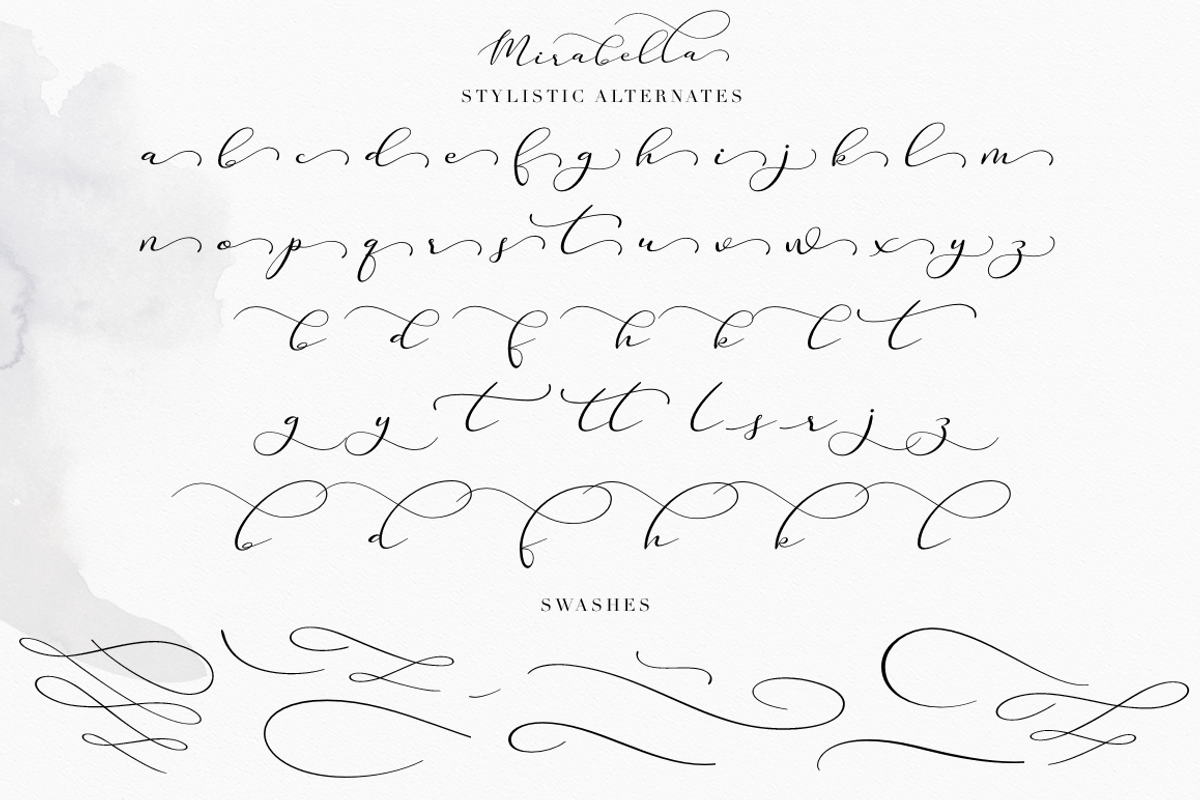 Mirabella, a Script Font by Larin Type Co. (Photo 11 of 11)