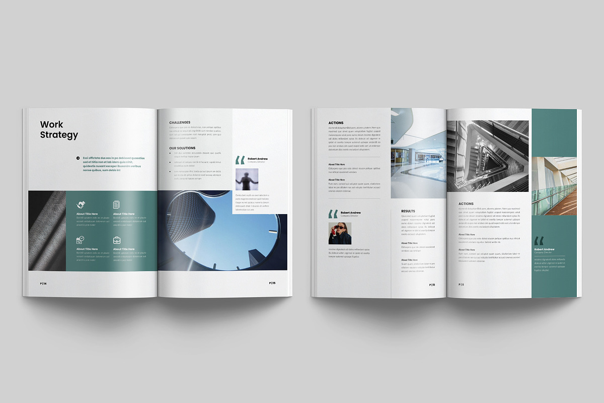 Case Study Canva Brochure Template, a Brochure Template by NorthPeak (Photo 8 of 10)
