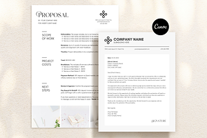 Business Offer Letter and Proposal, a Flyer Template by Creatif Foundry