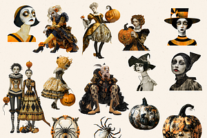 SURREAL HALLOWEEN CLIPART PACK