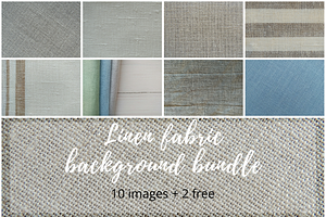 SALE! Linen fabric background bundle