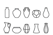 Bundles Set Floral Wedding Icons, an Outline Icon by adenpinkstore (Thumbnail 14 of 44)