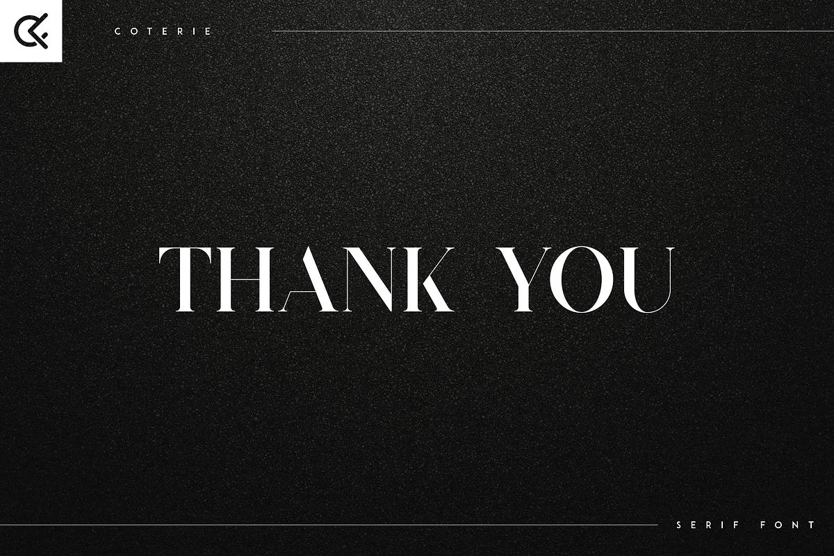 Coterie - Elegant Serif font, a Serif Font by Only Fonts (Photo 10 of 10)