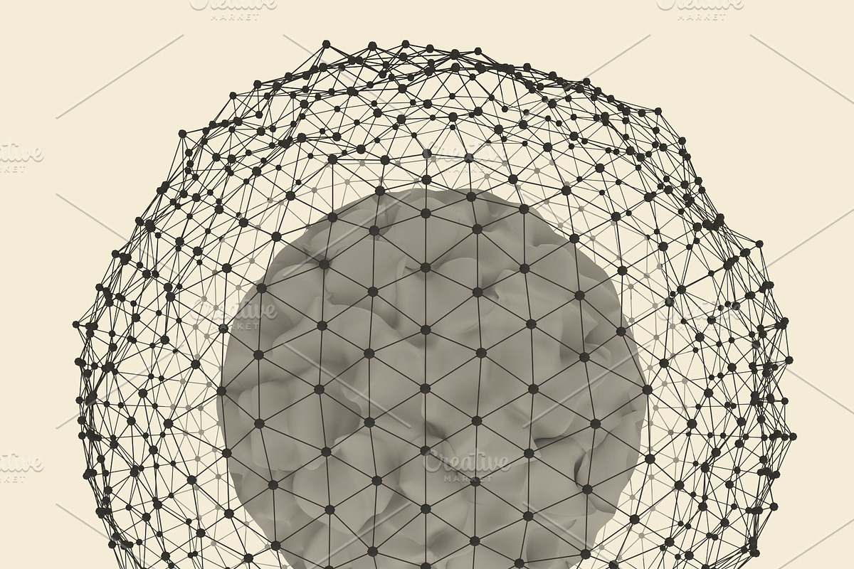Abstract sphere, a Person Illustration by 2D/3D (Photo 1 of 3)