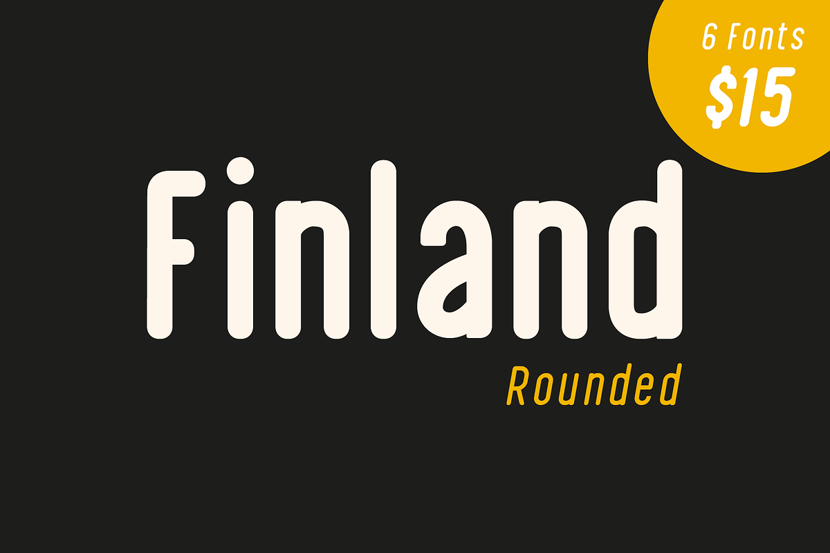 Finland Rounded - Font Family preview 8