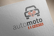 AutoMoto Parts Logo, a Branding & Logo Template by artnook (Thumbnail 1 of 5)