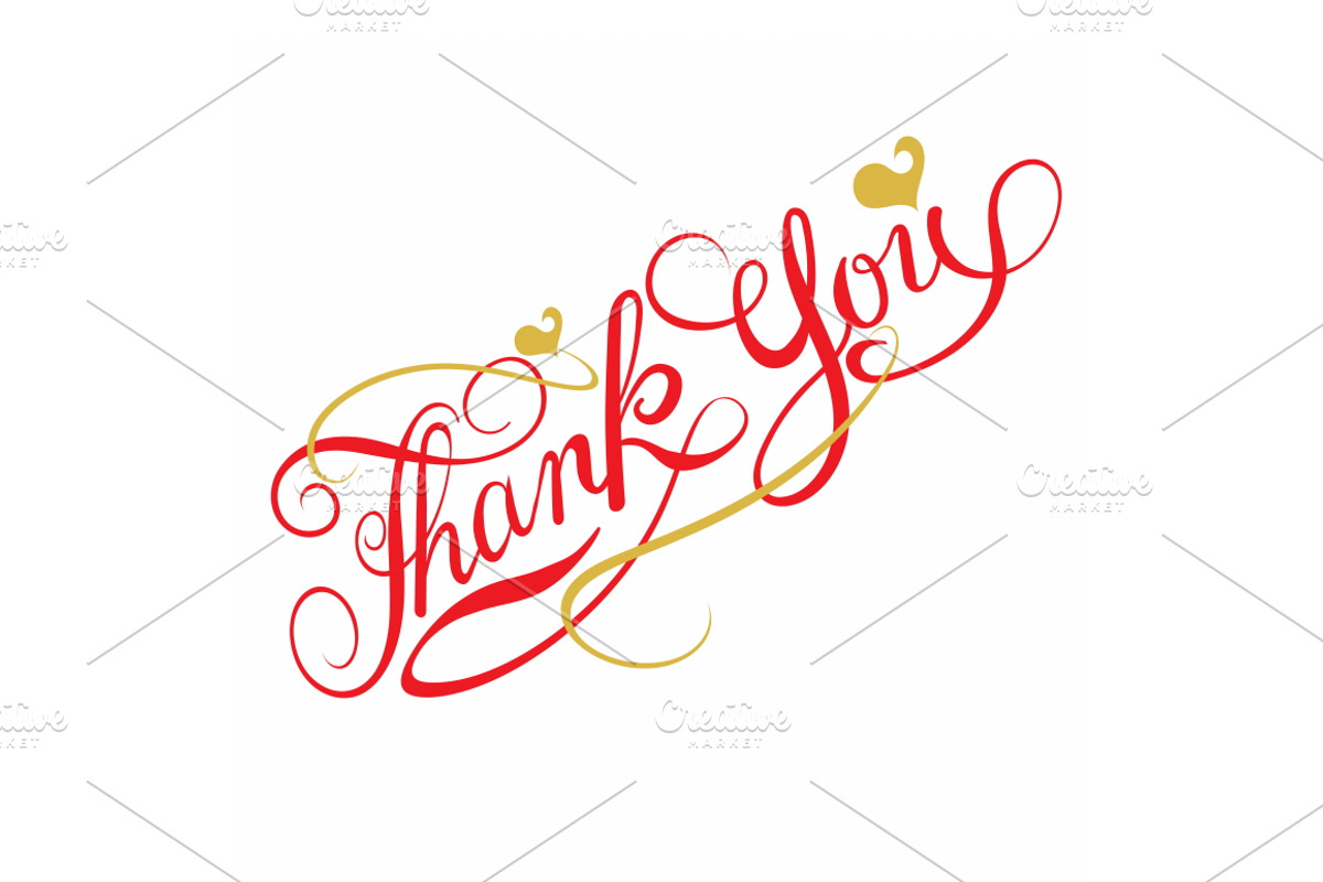 Thank You Calligraphy