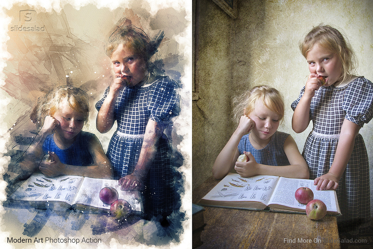 Modern Art Photoshop Action, an Action Add-On by SlideSalad (Photo 9 of 27)
