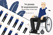 Senior man collection, a Person Illustration by Volha Hlinskaya (Thumbnail 1 of 5)