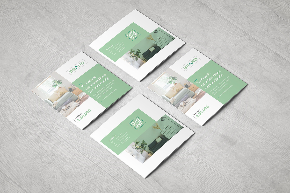 Real Estate Square Trifold Brochure, a Brochure Template by ZAAS (Photo 5 of 5)