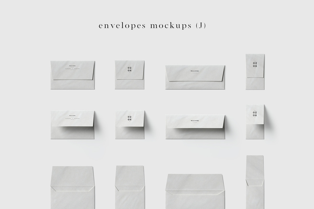 Papers&Envelopes - mockup set, a Product Mockup by Creatoom (Photo 26 of 29)