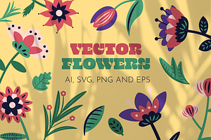 Vector Flower collection