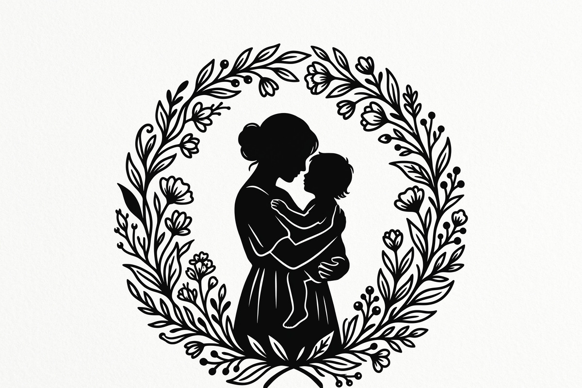 loving mother and children, a Person Illustration by Amazin_art (Photo 14 of 46)