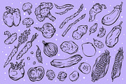 Vegetable Variety, a Food Illustration by melissadn (Thumbnail 3 of 5)