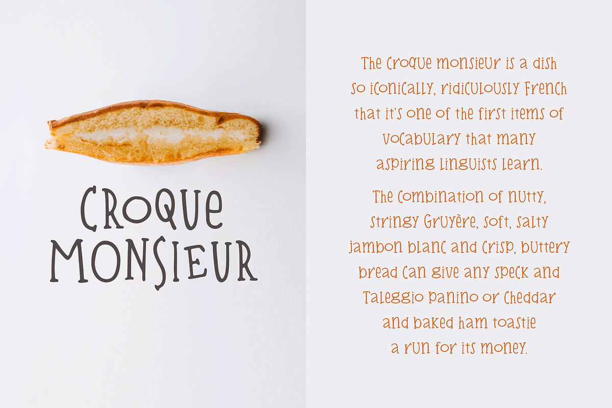 Bisquit | A Unique Serif Font, a Serif Font by Ayca Atalay (Photo 2 of 10)