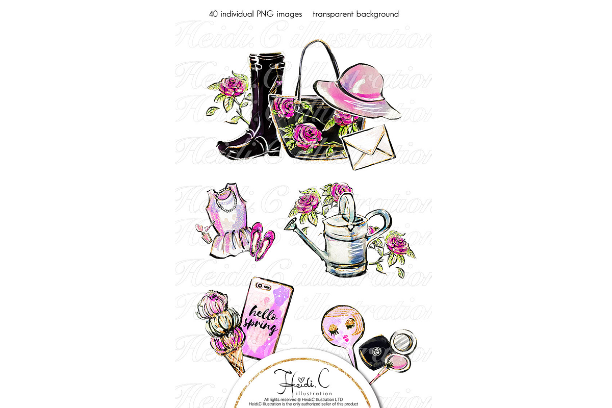 Spring Walk, an Illustration by HeidiCIllustration (Photo 4 of 4)