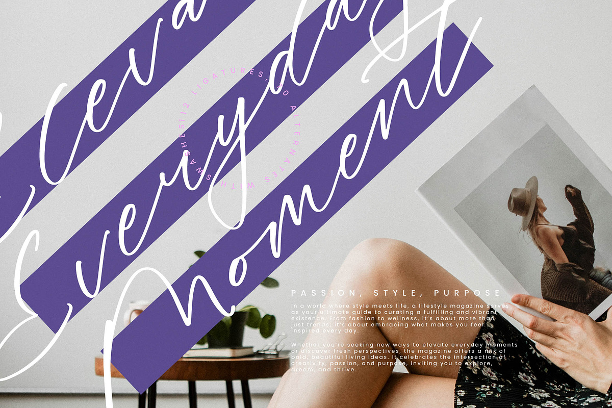 Paradox Horizon Modern Script Font, a Script Font by stylishtype.co (Photo 17 of 20)