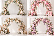 Floral Arch Digital Backdrop BUNDLE, a Layer Style Add-On by Wild Honey Design Co. (Thumbnail 2 of 4)
