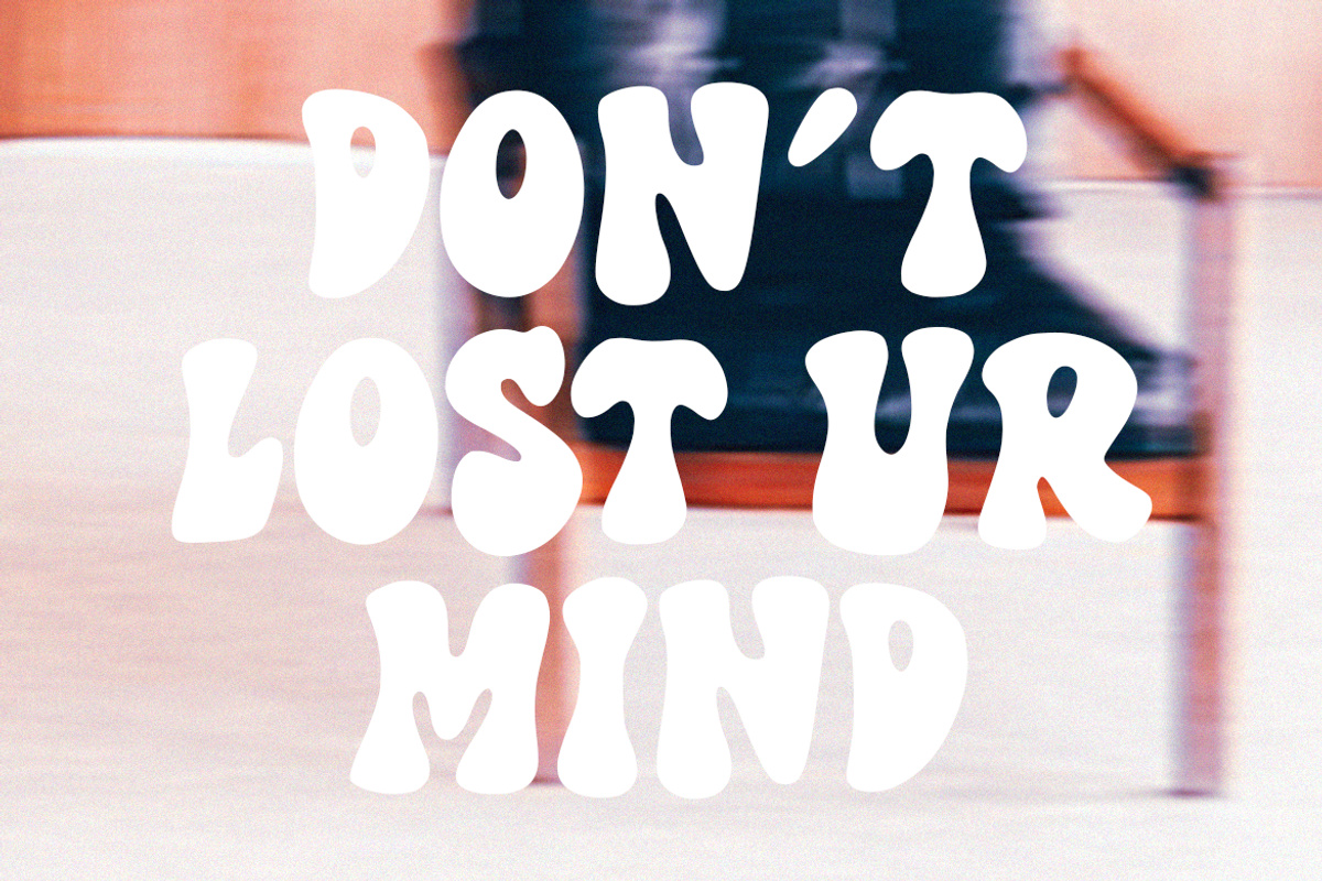 Teenage Madness - Groovy Display, a Handwritten Font by TeenageFoundry (Photo 2 of 6)