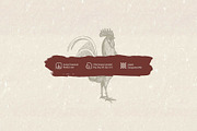 Vintage Chicken Illustrations Vector, an Animal Illustration by Seaquint (Thumbnail 3 of 3)