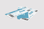 Ticket mockup isolated, a Product Mockup by mahhyud (Thumbnail 9 of 9)