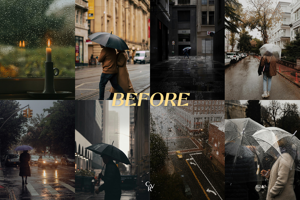 15 Rainy Lightroom Presets, a Preset Add-On by CVR Presets (Photo 2 of 8)