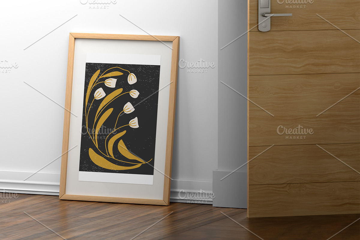 Contemporary Collage Wall Art Prints, a Background Graphic by C Design Studio (Photo 4 of 8)