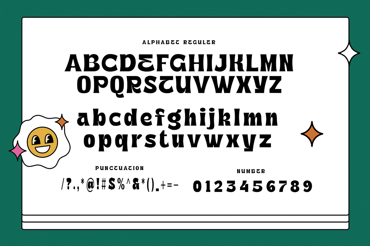 Tikgar Retro Vintage Display Font, a Serif Font by Graphicxell (Photo 8 of 8)