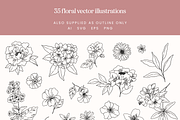 Blush Floral Vector Illustrations, a Decorative Illustration by Emma Webb Studio (Thumbnail 6 of 12)