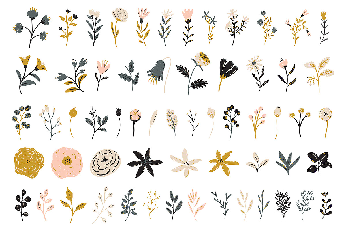 Seasonal Botany BUNDLE, an Object Graphic by Ruslana Lubenets (Photo 63 of 100)